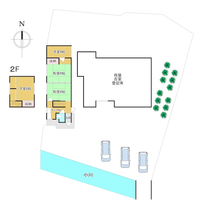 Shiso City Yamazakicho Nonokami Hyogo Prefecture 2 stories building 167.66㎡